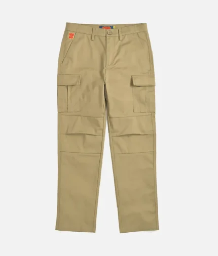 Empyre Loose Fit Khaki Cargo Skate Pants