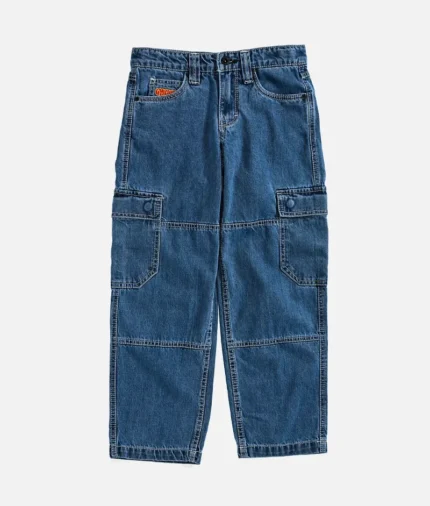 Empyre Skate Blue Cargo Denim Jeans