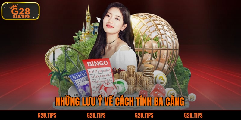 Những lưu ý về cách tính ba càng